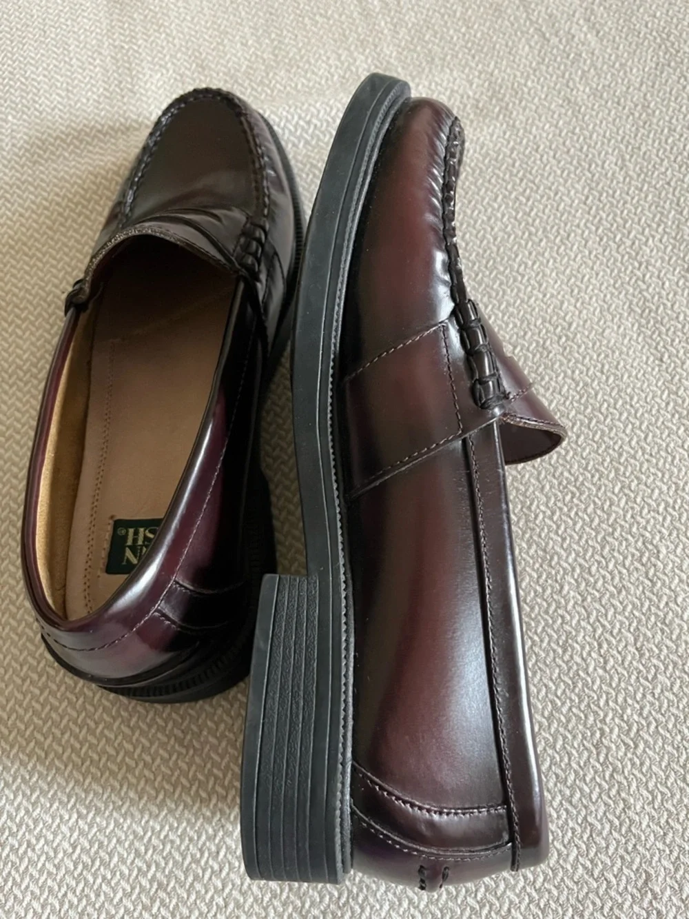 Nunn Bush Men's Brown Leather Penny Loafers Size 7.5M - Picture 7 of 11